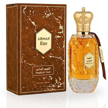 Armaf Eter Magical Oud Eau de Parfum – Unisex Fragrance – 3.4 oz (100ml) – Bold Oriental Blend with Saffron, Oud, Cedar & Tobacco – Long-Lasting Luxury Scent